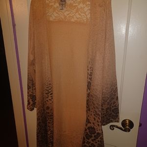 XL light pink and Grey leopard